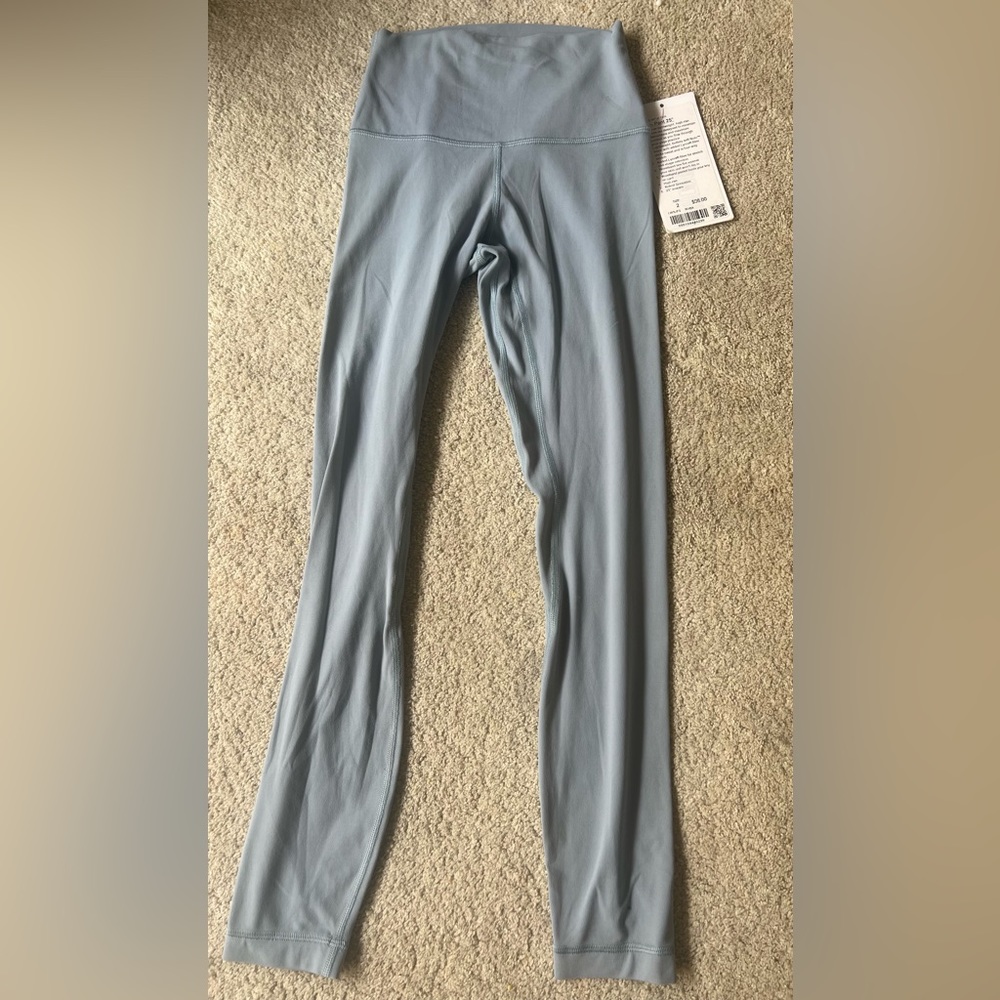 NWT lululemon chambray align pants leggings 25’ size 2 - Picture 9 of 9